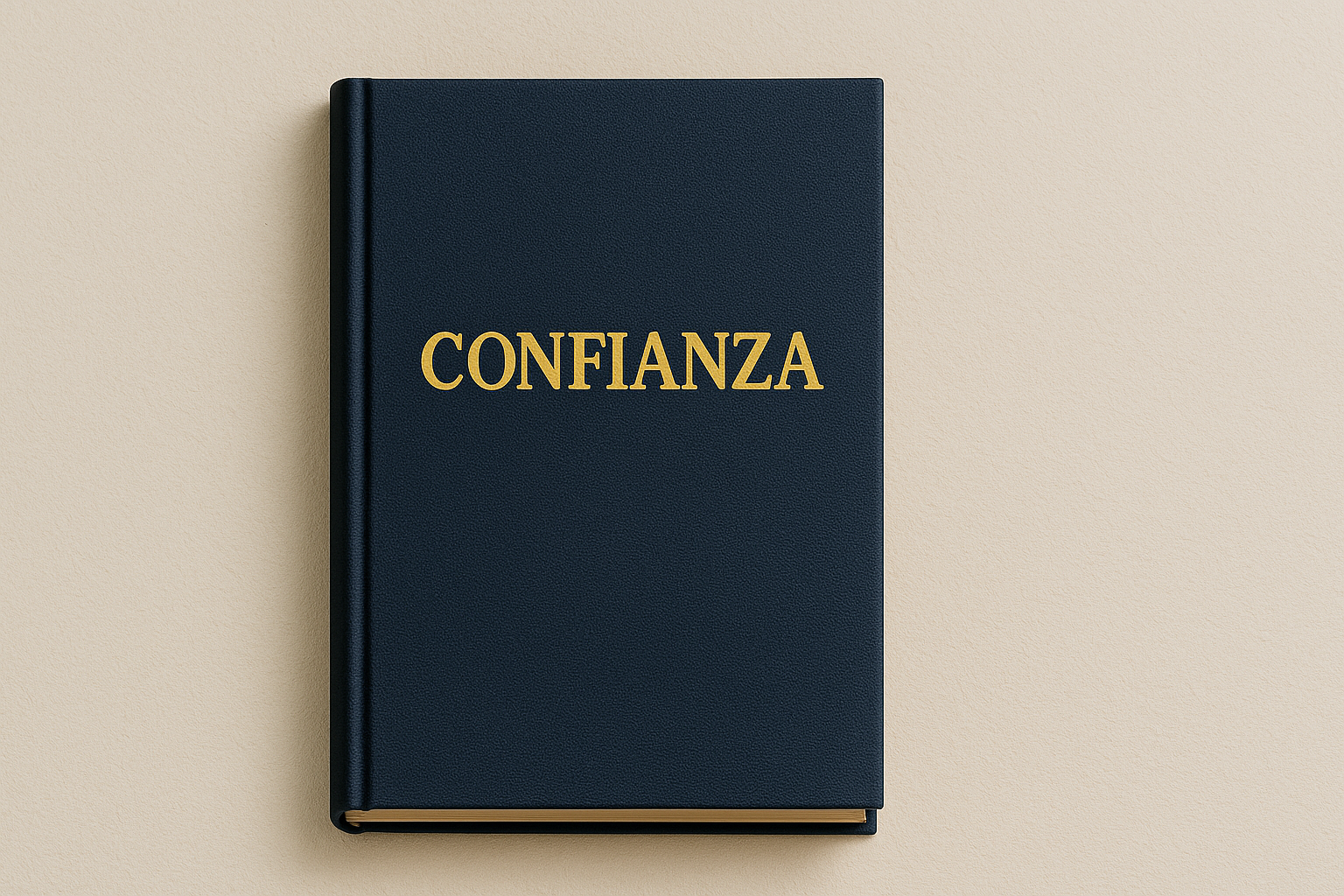 Libro con la palabra 'Confianza' en la portada, simbolizando la importancia de las fuentes confiables.